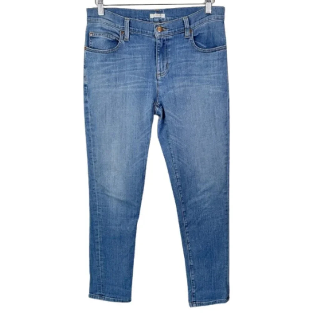 Eileen Fisher Womens Size 6 Organic Cotton Relaxed Medium Wash Ankle Jeans
